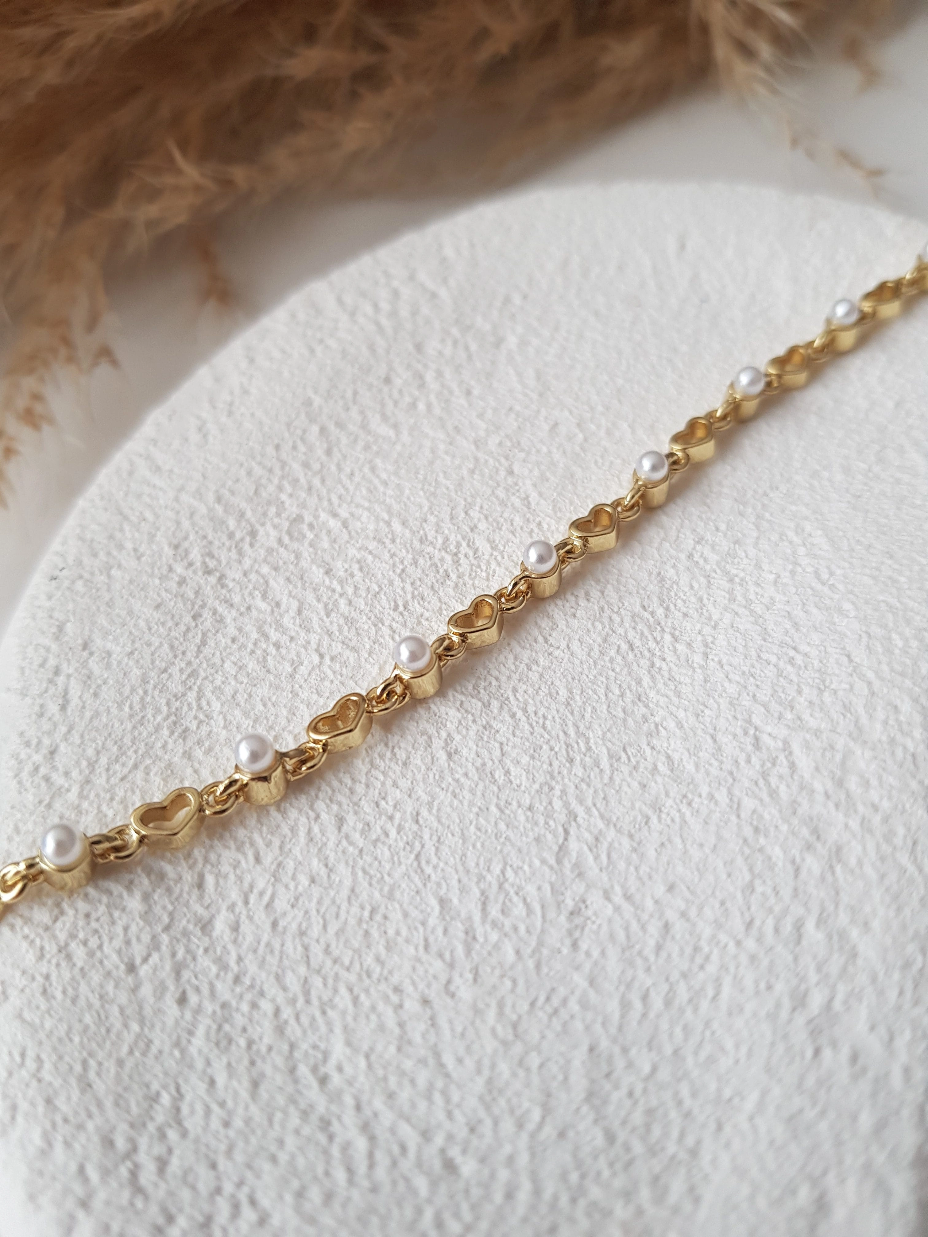 JOC Pearly Heart Bracelet