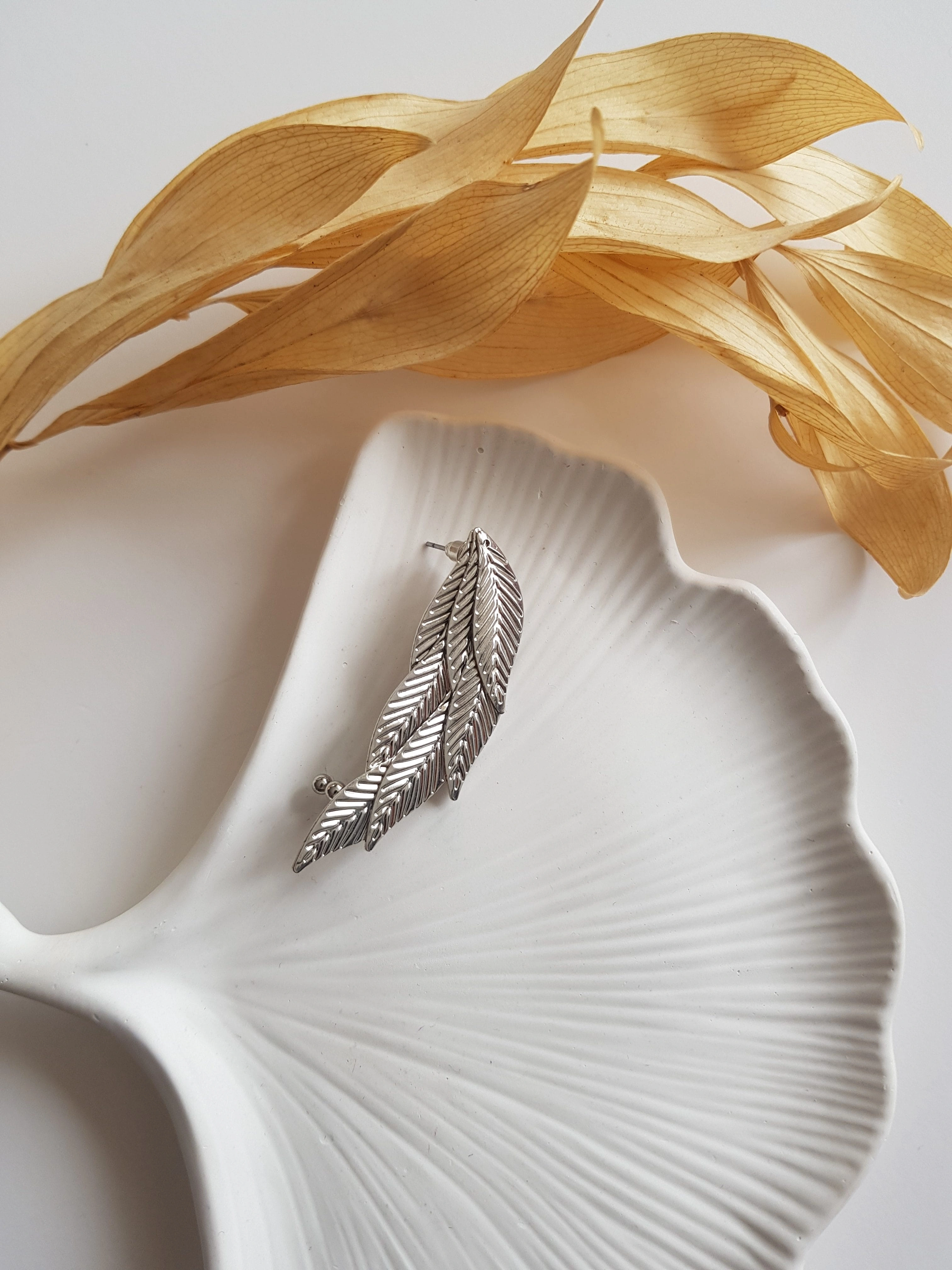 JOC Silver Yaprak Model Earcuff
